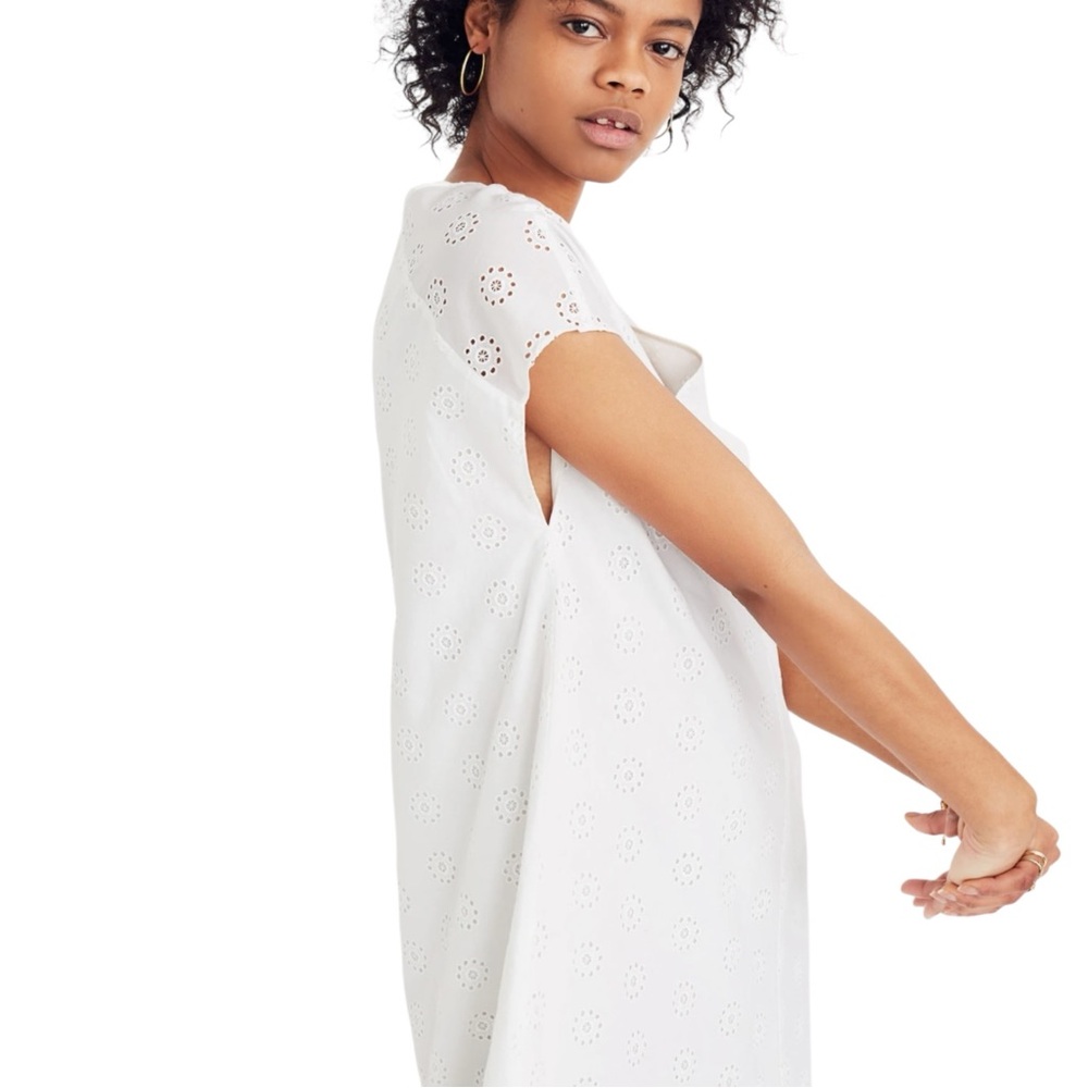MADEWELL White Eyelet Midi Dress Size XS -- Still on the website - Picture 5 of 8